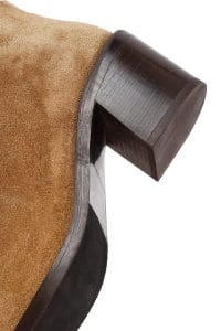 چکمه زنانه ویزون چرمی پاشنه ضخیم کابوی دری مد