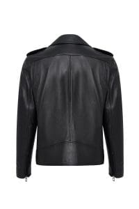 کت چرم مشکی موتورسواری مردانه Carter دری مد