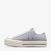 کتونی بنددار کانورس آل استار Chuck Taylor All Star Lift Crafted Laces بنفش زنانه لژدار اورجینال