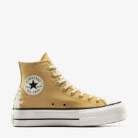 کتونی بنددار کانورس آل استار Chuck Taylor All Star Lift Crafted Laces نارنجی زنانه لژدار اورجینال