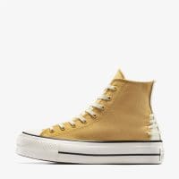 کتونی بنددار کانورس آل استار Chuck Taylor All Star Lift Crafted Laces نارنجی زنانه لژدار اورجینال