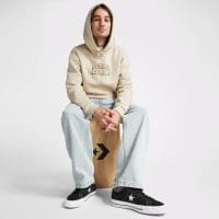 کتونی جیر کانورس CONS One Star Pro مشکی مردانه و زنانه اورجینال