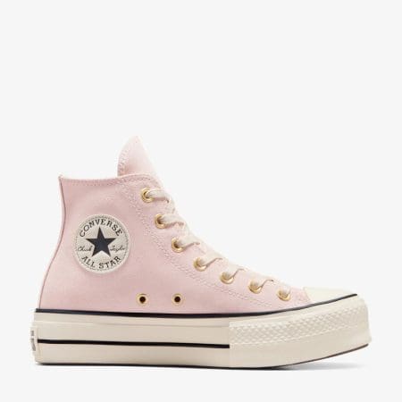 کتونی جیر کانورس آل استار Chuck Taylor All Star Lift صورتی زنانه لژدار اورجینال