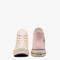 کتونی جیر کانورس آل استار Chuck Taylor All Star Lift صورتی زنانه لژدار اورجینال