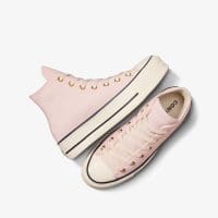 کتونی جیر کانورس آل استار Chuck Taylor All Star Lift صورتی زنانه لژدار اورجینال