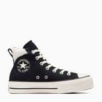 کتونی جیر کانورس آل استار Chuck Taylor All Star Puff Lift مشکی زنانه اورجینال