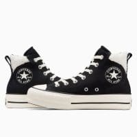 کتونی جیر کانورس آل استار Chuck Taylor All Star Puff Lift مشکی زنانه اورجینال