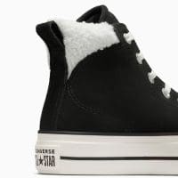 کتونی جیر کانورس آل استار Chuck Taylor All Star Puff Lift مشکی زنانه اورجینال