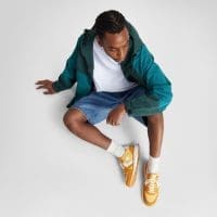 کتونی جیر کانورس آل استار Omni Trainer نارنجی مردانه و زنانه اورجینال