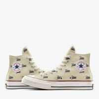 کتونی جیر کانورس آل استار x Patta Chuck 70 بژ مردانه و زنانه اورجینال