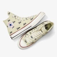 کتونی جیر کانورس آل استار x Patta Chuck 70 بژ مردانه و زنانه اورجینال