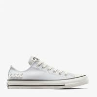 کتونی زنانه کانورس آل استار Chuck Taylor All Star Crafted Laces طوسی اورجینال