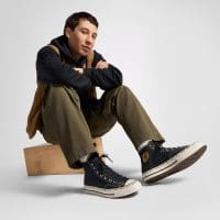 کتونی ضدآب GORE-TEX کانورس آل استار Chuck 70 مشکی مردانه و زنانه اورجینال