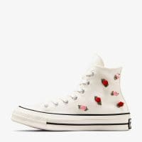 کتونی طرح گل رز کانورس آل استار Chuck 70 کرم مردانه و زنانه اورجینال