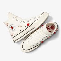 کتونی طرح گل رز کانورس آل استار Chuck 70 کرم مردانه و زنانه اورجینال