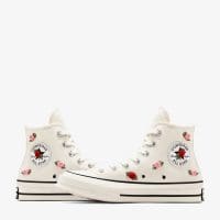 کتونی طرح گل رز کانورس آل استار Chuck 70 کرم مردانه و زنانه اورجینال