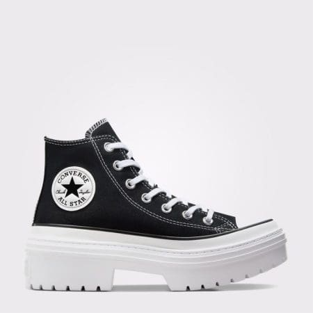 کتونی لژدار زنانه کانورس آل استار Chuck Taylor All Star Lugged Heel مشکی اورجینال