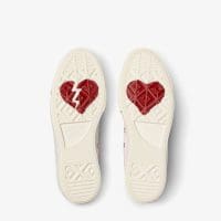 کتونی لژدار طرح قلب کانورس آل استار Chuck Taylor All Star Lift صورتی زنانه اورجینال