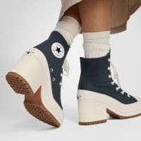 کتونی لژدار کانورس آل استار Chuck 70 De Luxe Heel سرمه‌ای مردانه و زنانه اورجینال