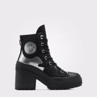 کتونی لژدار کانورس آل استار Chuck 70 De Luxe Heel مشکی مردانه و زنانه اورجینال