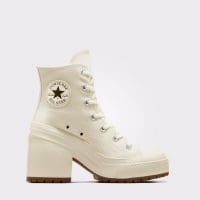 کتونی لژدار کانورس آل استار Chuck 70 De Luxe Heel کرم زنانه اورجینال