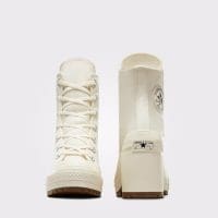 کتونی لژدار کانورس آل استار Chuck 70 De Luxe Heel کرم زنانه اورجینال