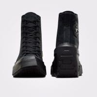 کتونی لژدار کانورس آل استار Chuck 70 De Luxe Wedge مشکی مردانه و زنانه اورجینال