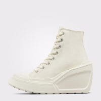 کتونی لژدار کانورس آل استار Chuck 70 De Luxe Wedge کرم مردانه و زنانه اورجینال