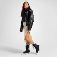 کتونی لژدار کانورس آل استار Chuck 70 Plus XHi مشکی مردانه و زنانه اورجینال