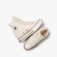 کتونی لژدار کانورس آل استار Chuck 70 Wedge کرم زنانه اورجینال