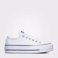 کتونی لژدار کانورس آل استار Chuck Taylor All Star سفید مردانه و زنانه اورجینال