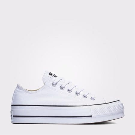 کتونی لژدار کانورس آل استار Chuck Taylor All Star سفید مردانه و زنانه اورجینال
