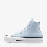 کتونی لژدار کانورس آل استار Chuck Taylor All Star Lift آبی زنانه اورجینال