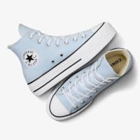 کتونی لژدار کانورس آل استار Chuck Taylor All Star Lift آبی زنانه اورجینال