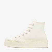 کتونی لژدار کانورس آل استار Chuck Taylor All Star Modern Lift کرم مردانه و زنانه اورجینال