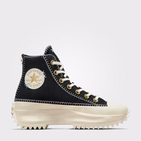 کتونی لژدار کانورس Run Star Hike مشکی مردانه و زنانه اورجینال