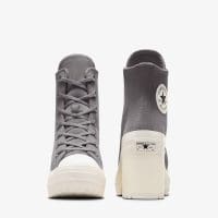 کتونی چرمی لژدار کانورس آل استار Chuck 70 De Luxe Heel طوسی مردانه و زنانه اورجینال