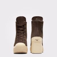 کتونی چرمی لژدار کانورس آل استار Chuck 70 De Luxe Heel قهوه‌ای مردانه و زنانه اورجینال