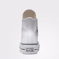 کتونی چرمی لژدار کانورس آل استار Chuck Taylor All Star Lift سفید مردانه و زنانه اورجینال