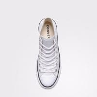 کتونی چرمی لژدار کانورس آل استار Chuck Taylor All Star Lift سفید مردانه و زنانه اورجینال