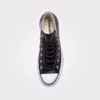 کتونی چرمی لژدار کانورس آل استار Chuck Taylor All Star Lift مشکی مردانه و زنانه اورجینال