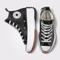 کتونی چرمی لژدار کانورس Run Star Hike Foundational مشکی مردانه و زنانه اورجینال