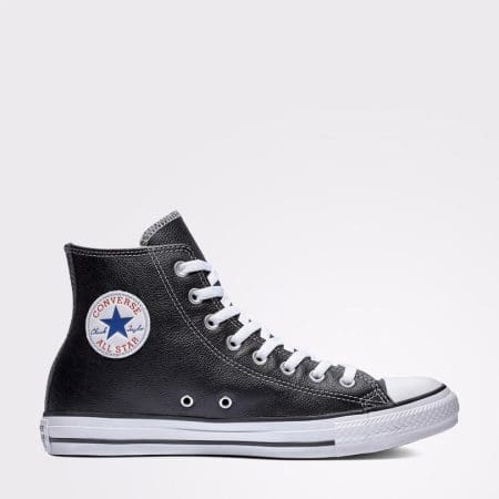 کتونی چرمی کانورس آل استار Chuck Taylor All Star مشکی مردانه و زنانه اورجینال
