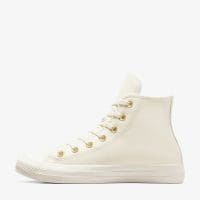 کتونی چرمی کانورس آل استار Chuck Taylor All Star کرم زنانه اورجینال