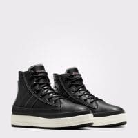 کتونی چرمی کانورس آل استار Chuck Taylor All Star Equip مشکی مردانه و زنانه اورجینال