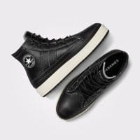 کتونی چرمی کانورس آل استار Chuck Taylor All Star Equip مشکی مردانه و زنانه اورجینال