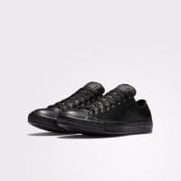 کتونی چرمی کانورس آل استار Chuck Taylor All Star Tonal مشکی مردانه و زنانه اورجینال