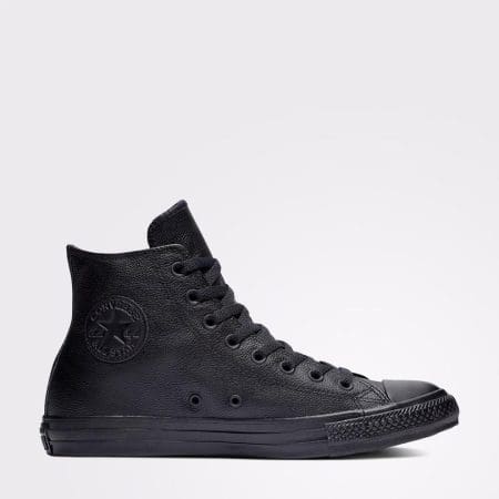 کتونی چرمی کانورس آل استار Chuck Taylor All Star Tonal مشکی مردانه و زنانه اورجینال