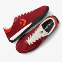 کتونی چرمی کانورس آل استار Run Star Trainer زرشکی مردانه و زنانه اورجینال