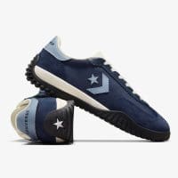 کتونی چرمی کانورس آل استار Run Star Trainer سرمه‌ای مردانه و زنانه اورجینال